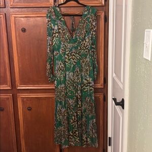 Anthropologie Floral Maxi Dress